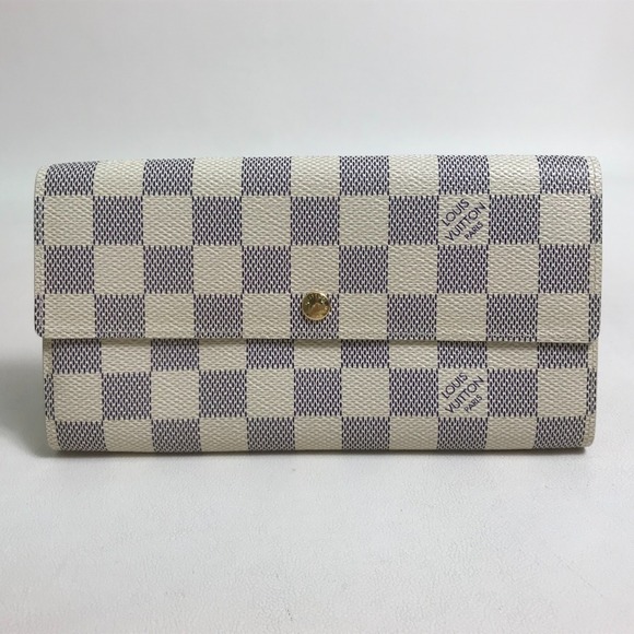 LOUIS VUITTON White Damier Wallet - Picture 1 of 14